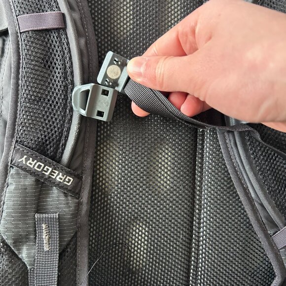 Gregory Inertia 20 Unisex Hiking Backpack - Black / Grey - Picture 6 of 7